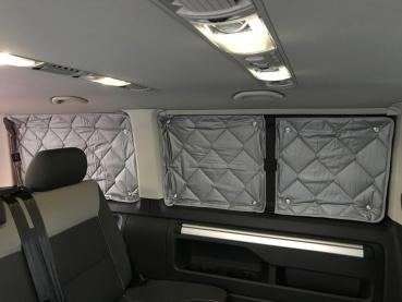 Thermomatten Dark Edition Premium VW T5 / T6 / T6.1 mit Originalverkleidung Komplettset - zum Konfigurieren