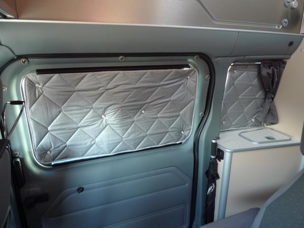Thermomattenset Wohnraum Ford Nugget 6tlg. bis 2013 mit 2 Schiebefenster Mitte Premium